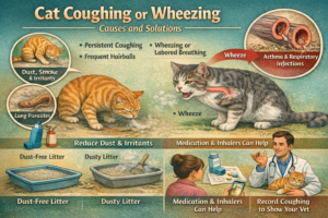 Cat Symptoms, Sneezing, Limping,cat drooling, Cats heavy breathing