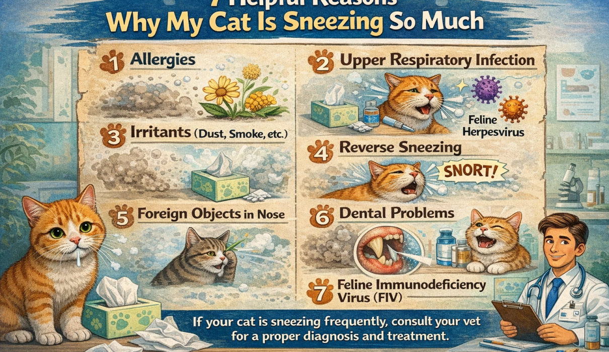 Why My Cat Is Sneezing So Much