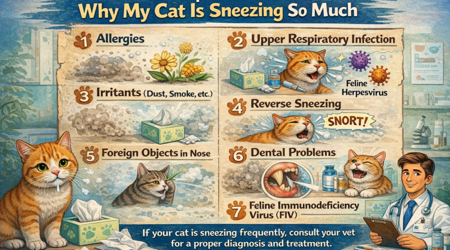 Why My Cat Is Sneezing So Much