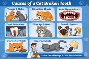 cat broken tooth