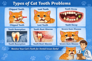cat broken tooth, Causes of a Cat Broken Tooth