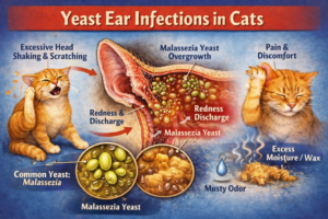 ear infection in cats, ear infections in cats