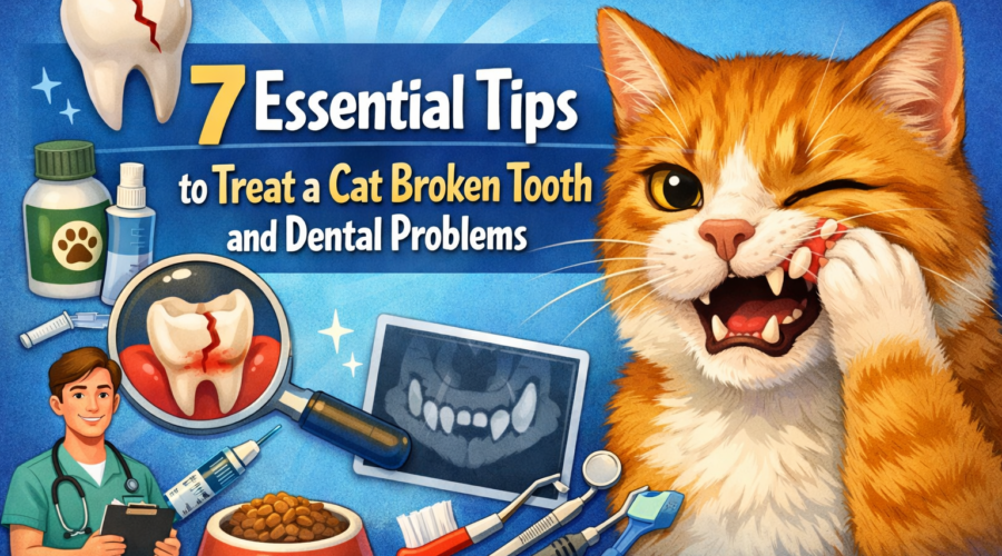Cat Broken Tooth