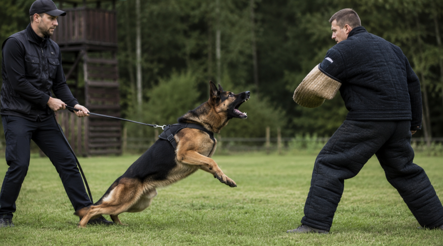 Dog Training GSD k9 police dog training