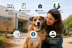 how to adopt a dog in USA, dog adoption process