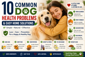 Signs your dog is sick infographic showing alarming indicators your dog is unwell with common symptoms and health reasons