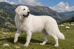 Kuvasz dog White Dog Breeds: 10 Gorgeous Cool Family Dogs
