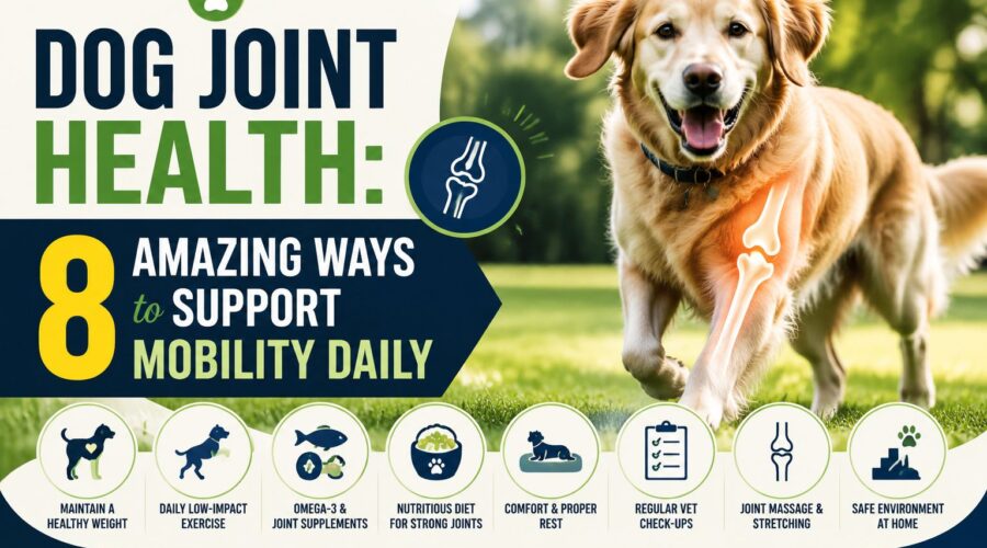 Dog Joint Health: Golden Retriever Supporting Mobility with Healthy Joint Care Tips