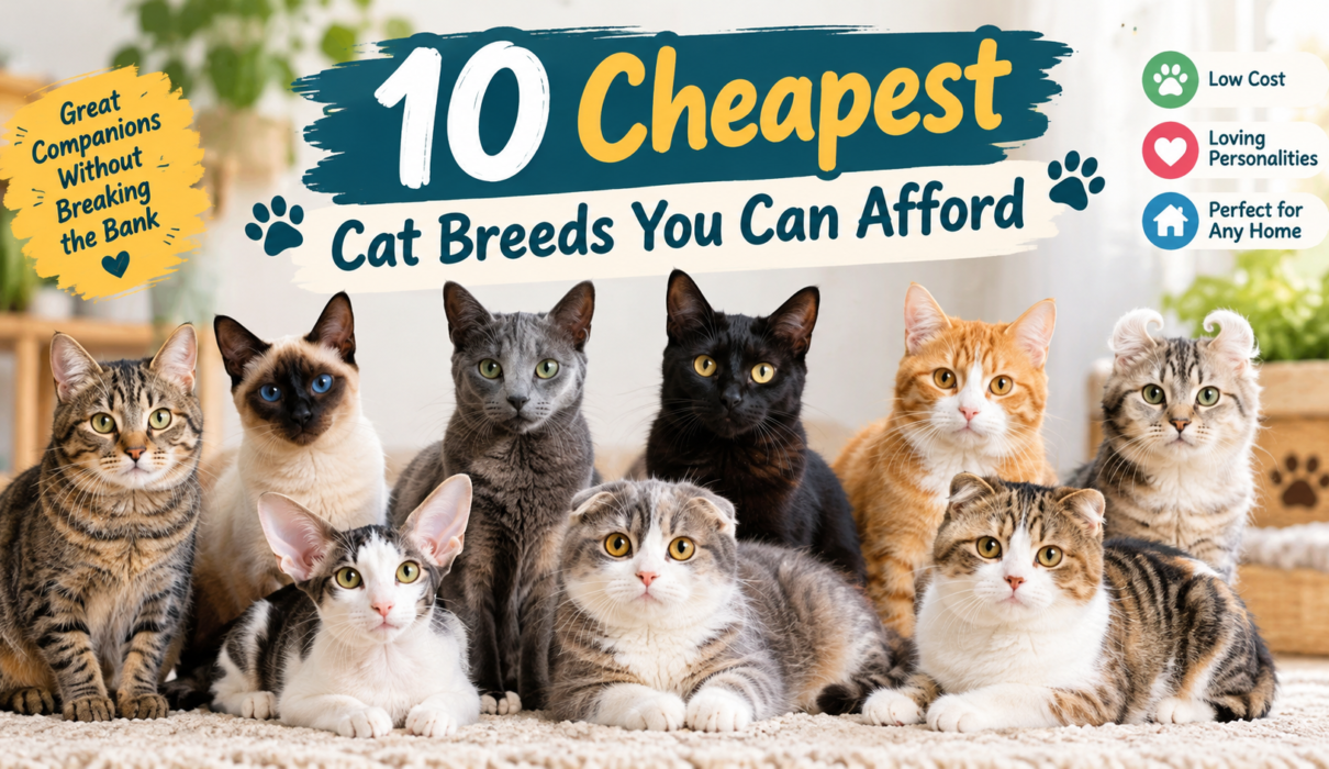 10 cheapest cat breeds you can afford