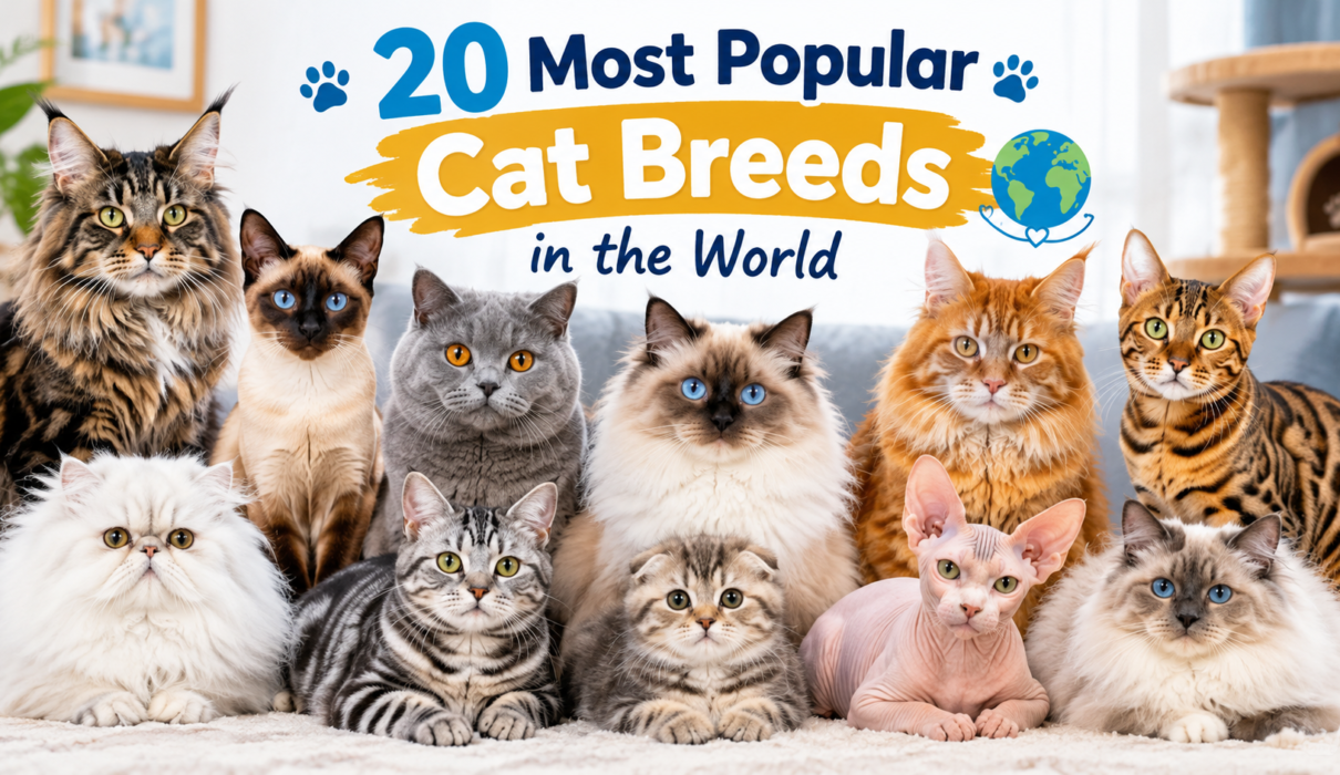 20 most popular cat breeds in the world