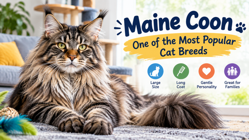 Maine Coon one of the most popular cat breeds