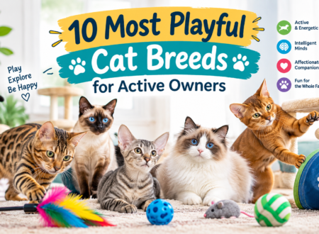 10 most playful cat breeds for active owners