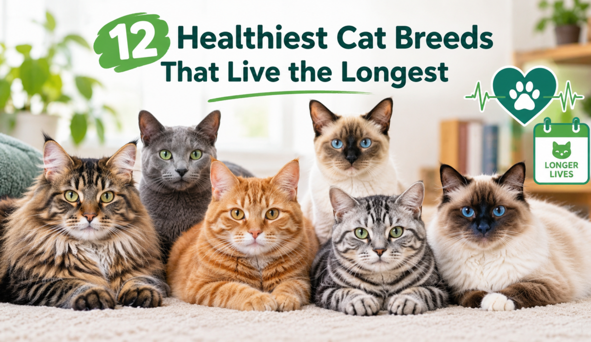 12 healthiest cat breeds that live the longest