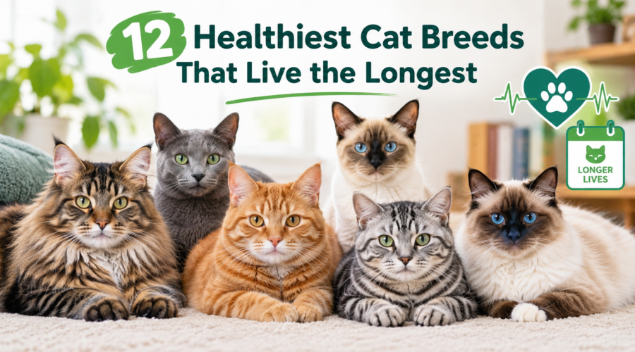 12 healthiest cat breeds that live the longest