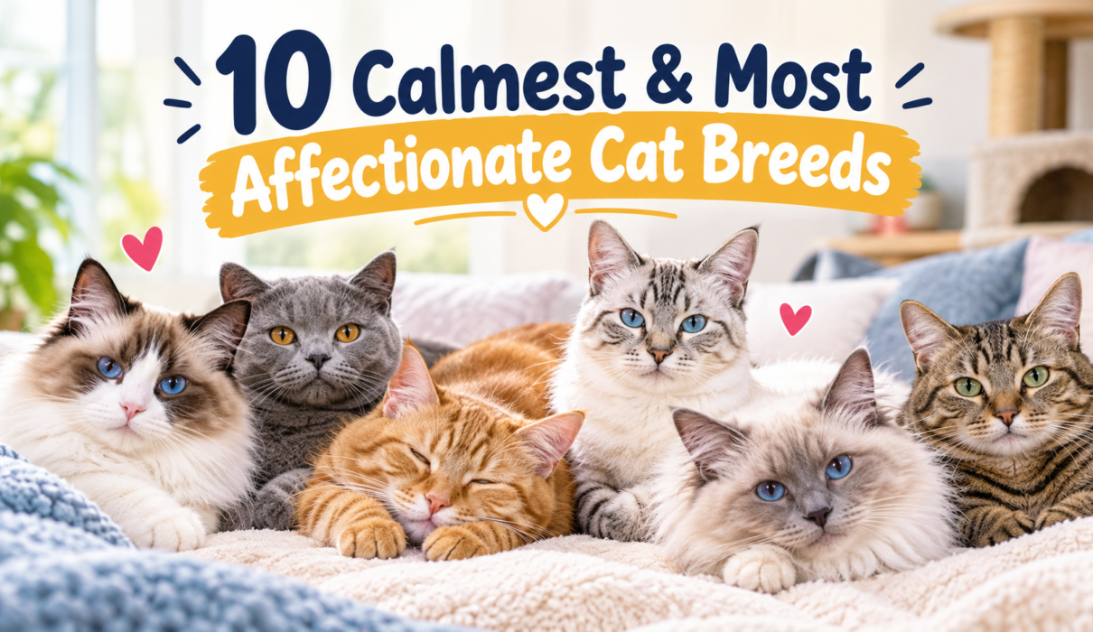 10 calmest and most affectionate cat breeds