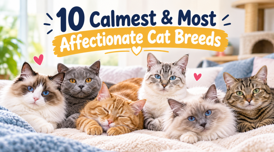 10 calmest and most affectionate cat breeds