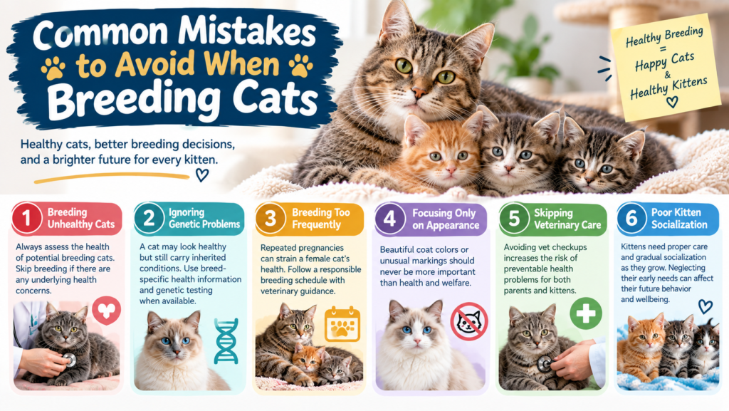 Common Mistakes to Avoid When Breeding Cats – responsible cat breeding guide