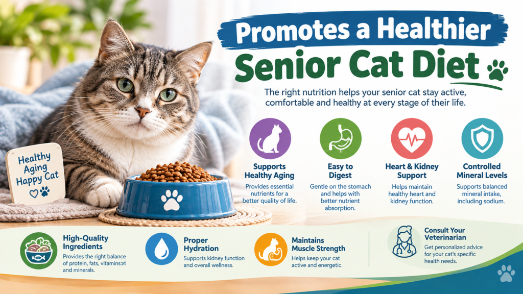  Low sodium cat food for a healthier senior cat diet