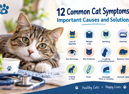12 common cat symptoms and their important causes and solutions